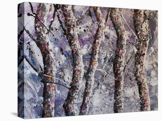 Cool Trees-Joseph Marshal Foster-Stretched Canvas