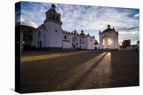 Copacabana Cathedral (Basilica of Our Lady of Copacabana) Sunset, Copacabana, Bolivia-Matthew Williams-Ellis-Premier Image Canvas