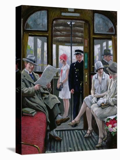 Copenhagen Tram-Paul Fischer-Premier Image Canvas