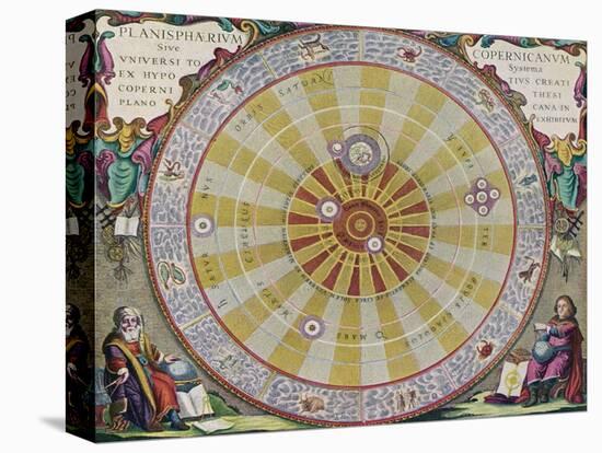 Copernicus's System-Andreas Cellarius-Premier Image Canvas