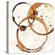 Copper Circles 2-Kimberly Allen-Stretched Canvas