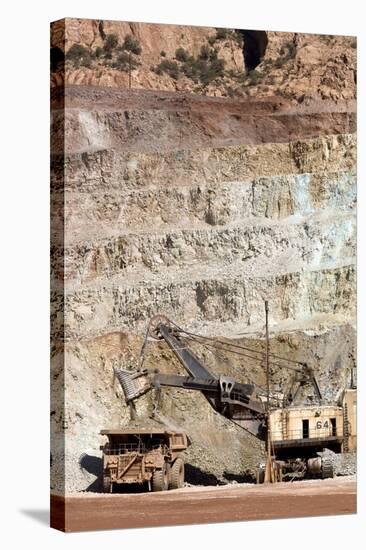 Copper Mine Excavator And Truck-Arno Massee-Premier Image Canvas