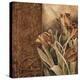 Copper Tulips I-Linda Thompson-Stretched Canvas