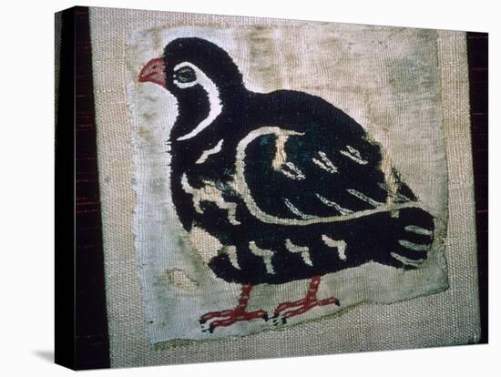 Coptic Egyptian textile showing a quail, 3rd or 4th century AD. Artist: Unknown-Unknown-Premier Image Canvas