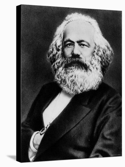 Copy from Photogravure of German Born Political Economist and Socialist Karl Marx-null-Premier Image Canvas