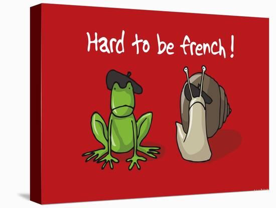 Coq-Ô-Rico - Hard to be french-Sylvain Bichicchi-Stretched Canvas