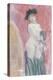 Coquette in Front of a Mirror-Felicien Rops-Premier Image Canvas