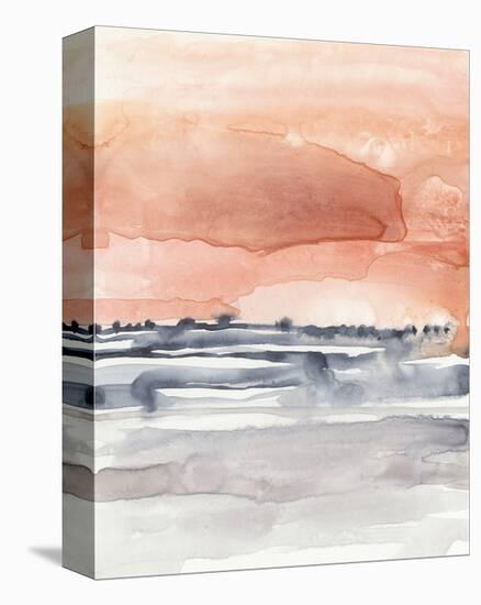 Coral Sky II-Jennifer Goldberger-Stretched Canvas