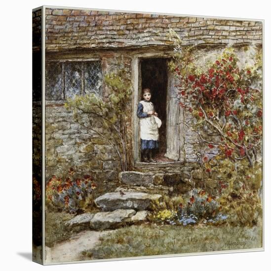 Corcorus Japonica-Helen Allingham-Premier Image Canvas