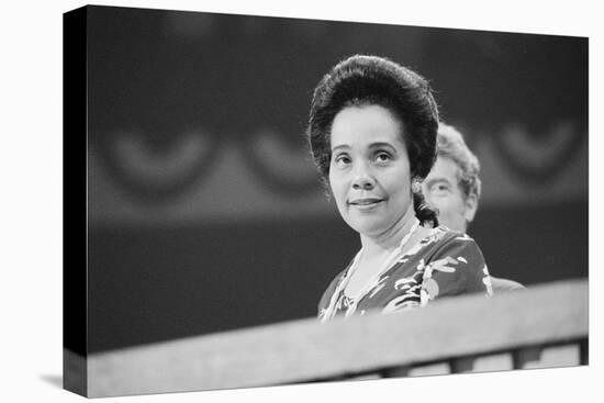 Coretta Scott King at the Democratic National Convention, NYC, 1976-Warren K. Leffler-Premier Image Canvas