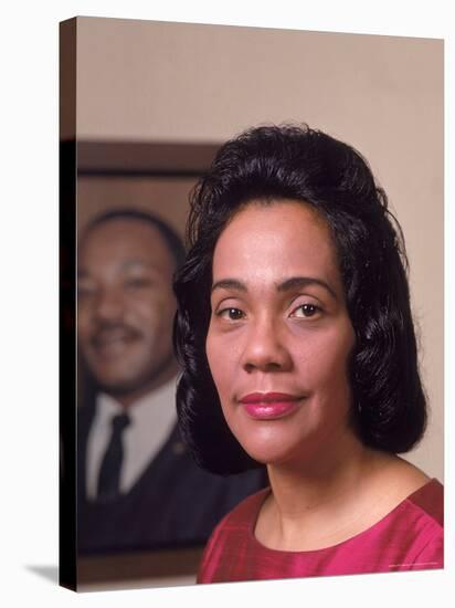 Coretta Scott King, Widow of Civil Rights Leader Martin Luther King, Jr-Vernon Merritt III-Premier Image Canvas