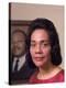 Coretta Scott King, Widow of Civil Rights Leader Martin Luther King, Jr-Vernon Merritt III-Premier Image Canvas