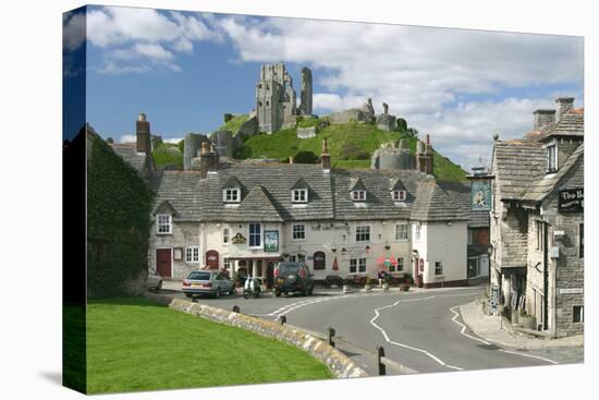 Corfe Castle, Dorset-Peter Thompson-Premier Image Canvas