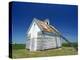 Corn Barn, a Wooden Building on a Farm at Hudson, the Midwest, Illinois, USA-Ken Gillham-Premier Image Canvas