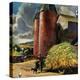 "Corn Silos,"September 1, 1950-Peter Helck-Premier Image Canvas