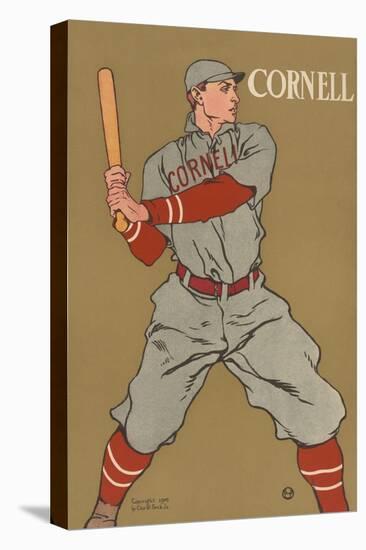 Cornell Baseball-Edward Penfield-Stretched Canvas