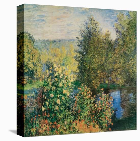 Corner of the Garden at Montgeron, c.1876-Claude Monet-Stretched Canvas