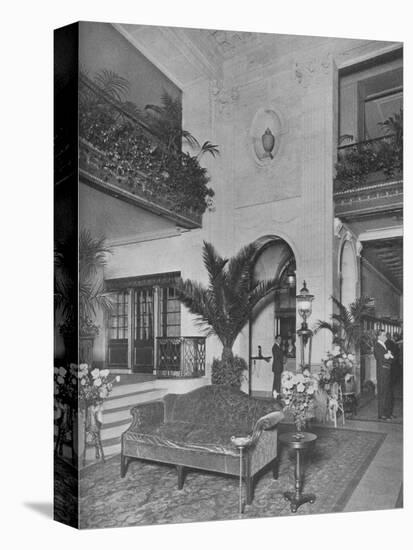 Corner of the main lobby, looking towards the office, Roosevelt Hotel, New York City, 1924-Unknown-Premier Image Canvas