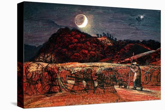 Cornfield by Moonlight, 1830-Samuel Palmer-Premier Image Canvas