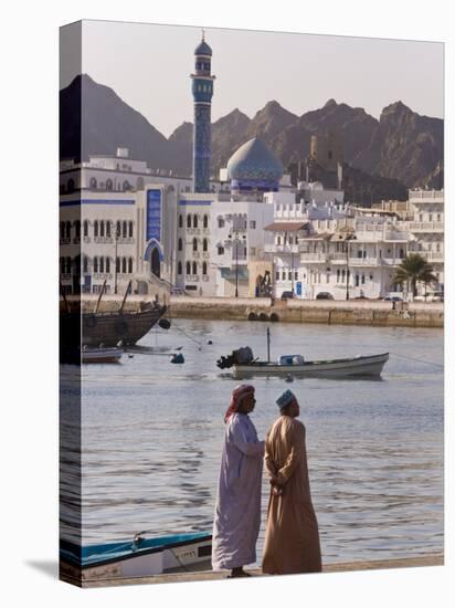 Corniche and Mutrah Mosque in the Early Morning, Mutrah, Muscat, Oman, Middle East-Gavin Hellier-Premier Image Canvas