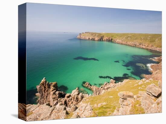 Cornish coastal scenery-Ashley Cooper-Premier Image Canvas