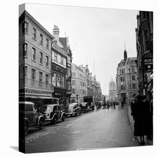 Cornmarket Street in Oxford, 1952-Staff-Premier Image Canvas