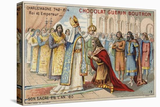 Coronation of Charlemagne as Emperor, 800-null-Premier Image Canvas