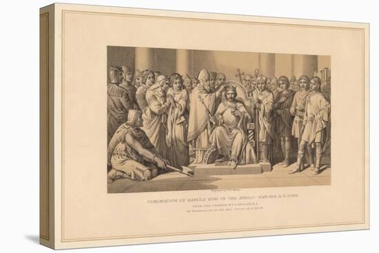 'Coronation of Harold King of the Anglo-Saxons, A.D. 1066', (1878)-W Ridgway-Premier Image Canvas