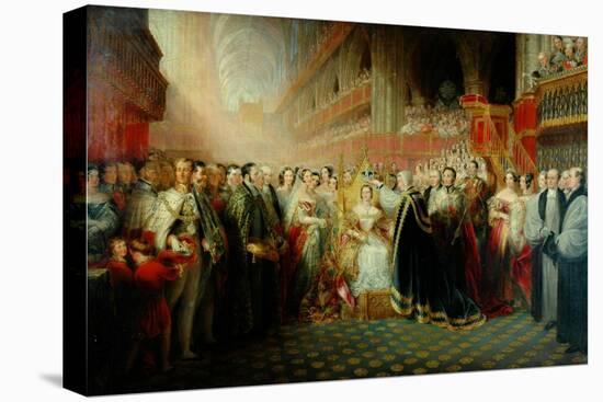 Coronation of Queen Victoria-Edmund Thomas Parris-Premier Image Canvas