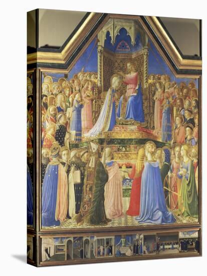 Coronation of the Virgin, from the Altarpiece from S. Domenico, Florence-Fra Angelico-Premier Image Canvas