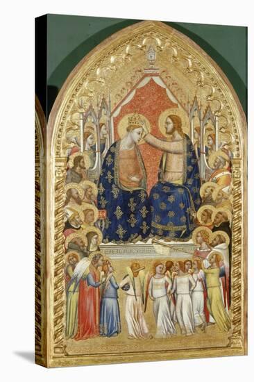 Coronation of Virgin Mary with Angels and Saints-Florentinisch-Premier Image Canvas