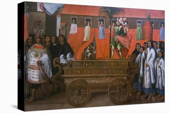 Corpus Christi Procession, Parish of San Cristóbal, C,1680-null-Premier Image Canvas