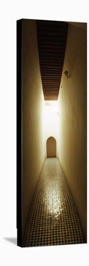Corridor Inside the Bahia Palace, Marrakesh, Morocco-null-Premier Image Canvas