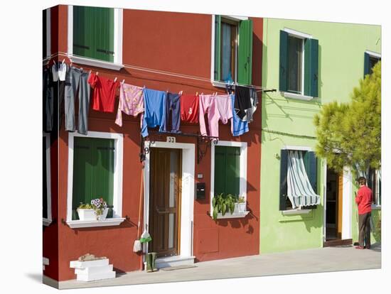 Corte Novello on Burano Island, Venice, Veneto, Italy, Europe-Richard Cummins-Premier Image Canvas