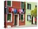 Corte Novello on Burano Island, Venice, Veneto, Italy, Europe-Richard Cummins-Premier Image Canvas