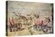 Cortes Sinking His Fleet Off the Coast of Mexico, 1518-Spanish School-Premier Image Canvas