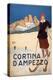Cortina D'Ampezzo Poster, C.1920-null-Premier Image Canvas