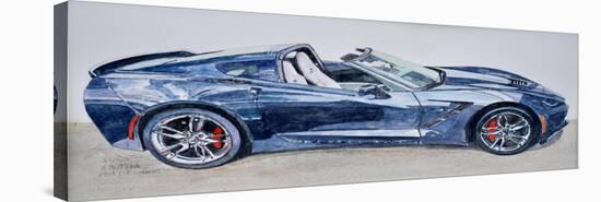 CorvetteModel C-7, 2019watercolor-Anthony Butera-Premier Image Canvas