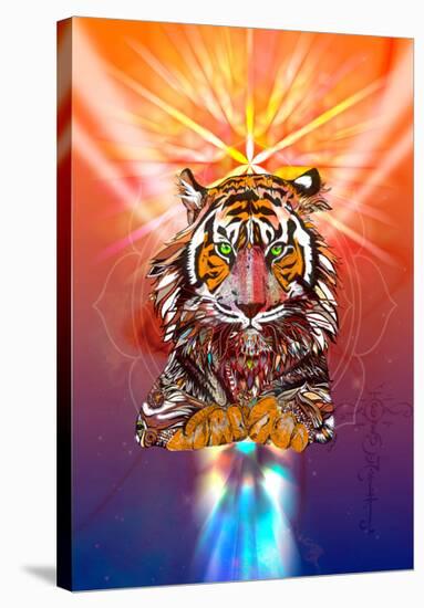 Cosmic Tiger-Karin Roberts-Stretched Canvas