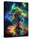 Cosmic Tree of Life-null-Stretched Canvas