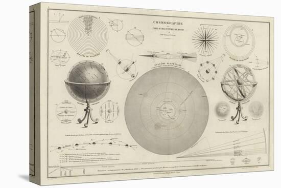 Cosmography, a Collection of Diagrams on Various Planetary Systems-null-Premier Image Canvas