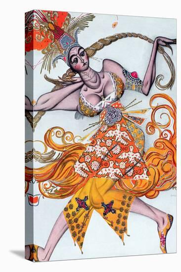 Costume Design for a Pas De Deux Danced at the Opening Gala of the Diaghilev Ballet in 1909-Leon Bakst-Premier Image Canvas