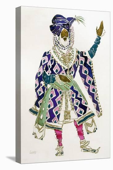 Costume Design for a Sultan (W/C on Paper)-Leon Bakst-Premier Image Canvas
