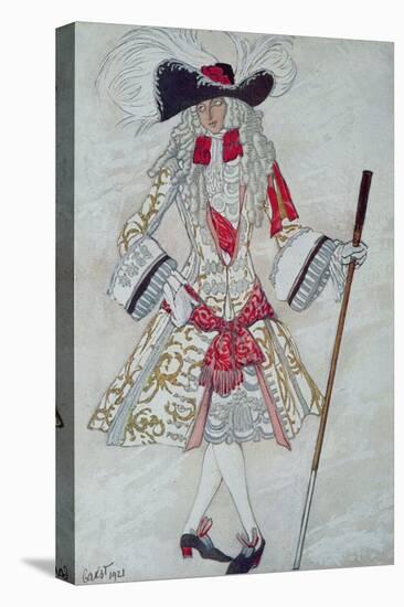 Costume Design For Prince Charming at Court, from Sleeping Beauty, 1921-Leon Bakst-Premier Image Canvas