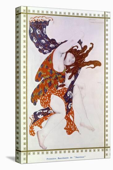 Costume Design For the Premiere Bacchante in the Ballet Narcisse-Leon Bakst-Premier Image Canvas