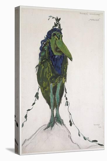 Costume Of'La Divinité Mineure ' for 'Narcisse', 1911 (Bodycolour and Graphite on White Wove Paper)-Leon Bakst-Premier Image Canvas