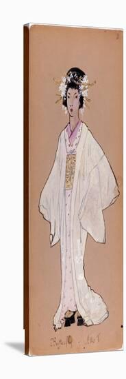 Costume of the Character of Cii Cio San for the Opera “Madame Butterfly” by Giacomo Puccini (1858-1-Adolfo Hohenstein-Premier Image Canvas