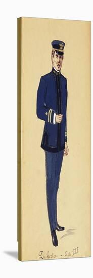 Costume Sketch for Role of Pinkerton in Opera Madame Butterfly, 1904-Giacomo Puccini-Premier Image Canvas