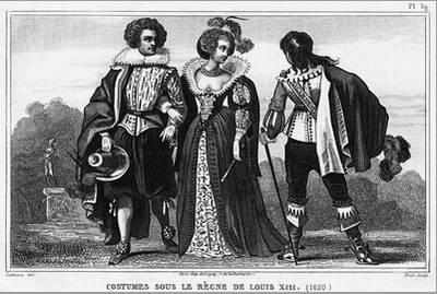 Costumes during the Reign of Louis XIII' Giclee Print
