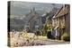 Cotswold Cottages, Broadway, Worcestershire, Cotswolds, England, United Kingdom, Europe-Stuart Black-Premier Image Canvas